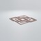 Ekena Millwork Large Norwood Decorative Fretwork Wood Wall Panels, Wood (Paint Grade), 23 3/8"W x 23 3/8"H x 3/8"T WALW24X24X0375NWDMF - alternate 5